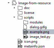 Add-on Explorer - PNG file as resource